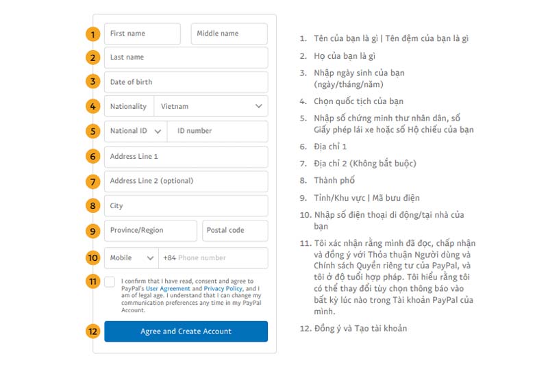 Hướng Dẫn Cách Tạo Tài Khoản Paypal Mua Hàng