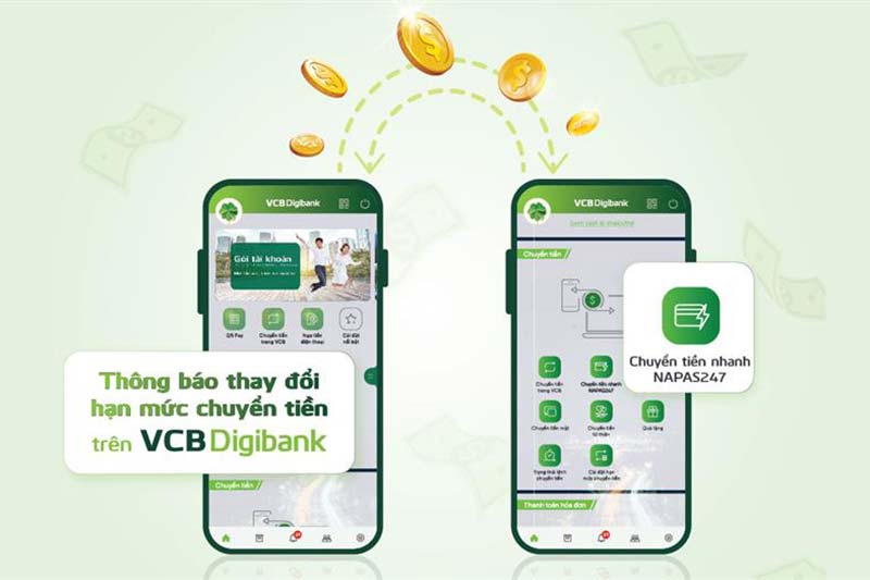 Thông Báo Thay Đổi Hạn Mức Chuyển Tiền Vietcombank Ngày 1/1/2022