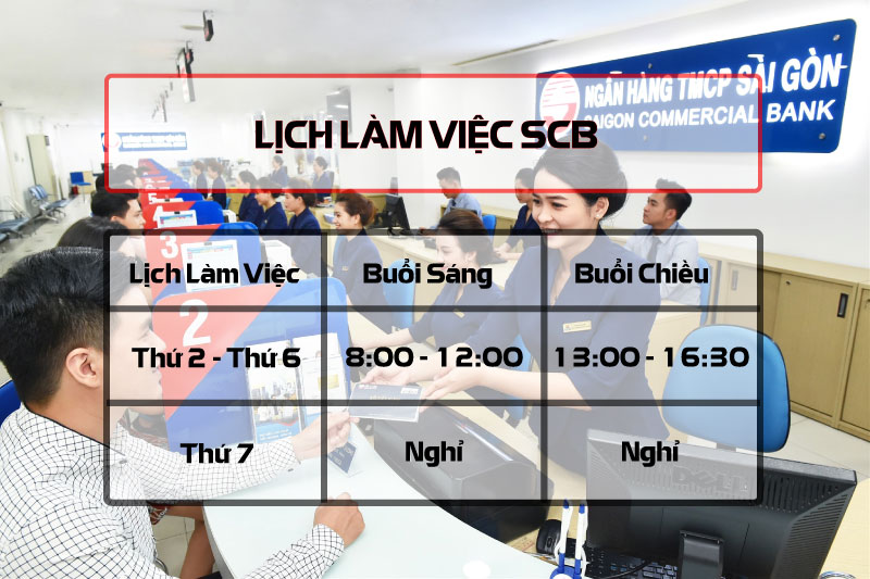 Khung Giờ Làm Việc SCB Năm 2025 Mới Nhất