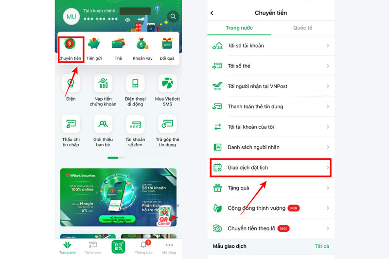 Đăng nhập vào ứng dụng VPBank NEO trên điện thoại