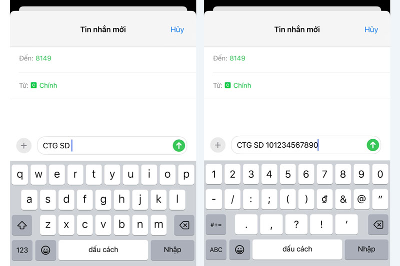 Kiểm Tra Qua SMS Banking Vietinbank