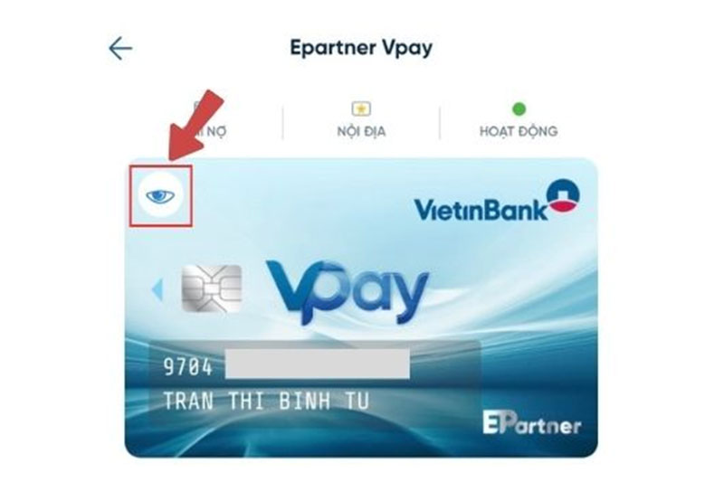 Nhấn Chi tiết để xem ngày phát hành thẻ